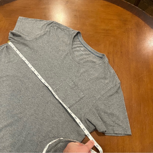 Mack Weldon Lot of 2 Men’s Pima Cotton Crewneck Pocket Tees Slim XXL Blue/Gray - Picture 7 of 16